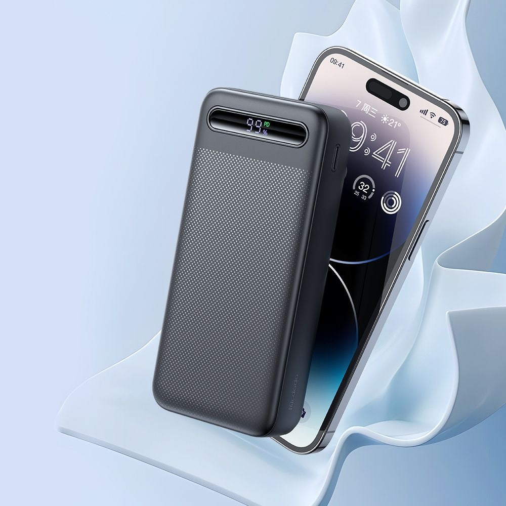 Batteria Esterna McDodo MC-3891 Star, 20000mAh, 22.5W, QC + PD, 2 x USB-A - 1 x USB-C, Nera