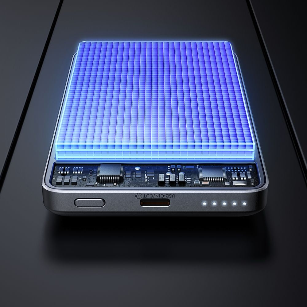 Batteria Esterna Wireless McDodo MC-4651 Meta, 10000mAh, 20W, PD + FQI, 1 x QI - 1 x USB-C, Nera