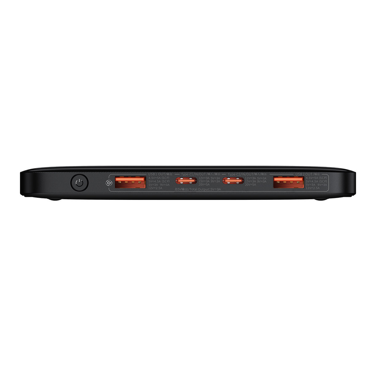 Batteria Esterna Baseus Blade Ultrathin, 20000mAh, 100W, QC + PD, 2 x USB-A - 2 x USB-C, Nera PPBL000201