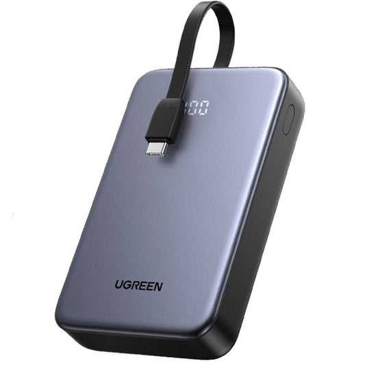 Batteria Esterna UGREEN PB505, 20000mAh, 22.5W, QC + PD, 1 x USB-A - 2 x USB-C, Grigio