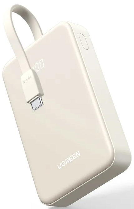 Batteria Esterna UGREEN PB521, 20000mAh, 30W, QC + PD, 1 x USB-A - 2 x USB-C, Bianca