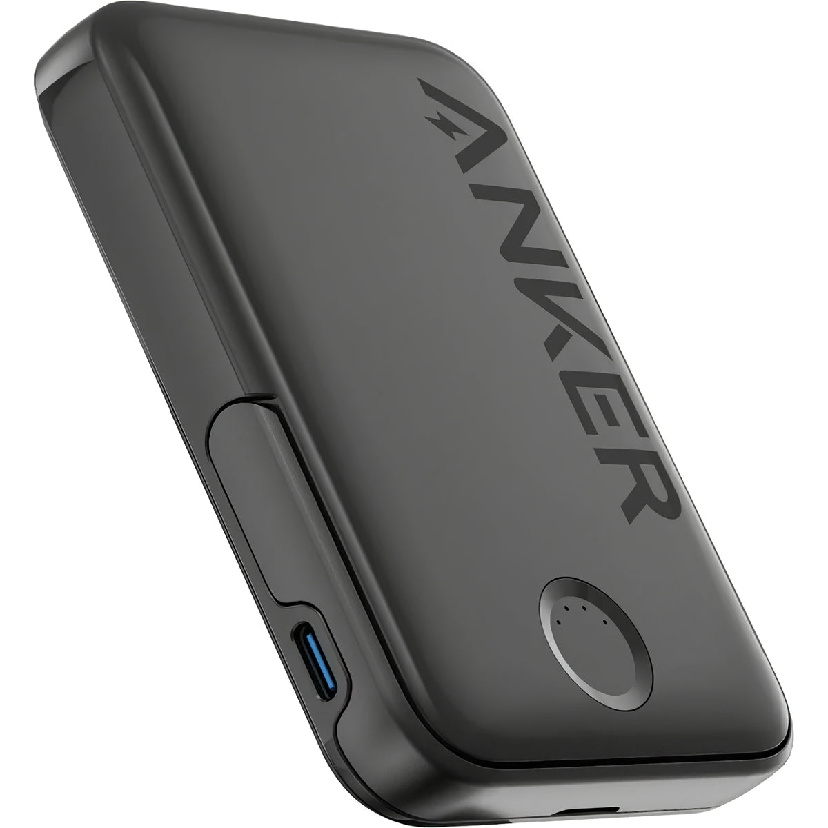 Batteria esterna wireless Anker 322 MagGo, 5000mAh, 12W, 1 x QI - 1 x USB-C, Nero A1618G11