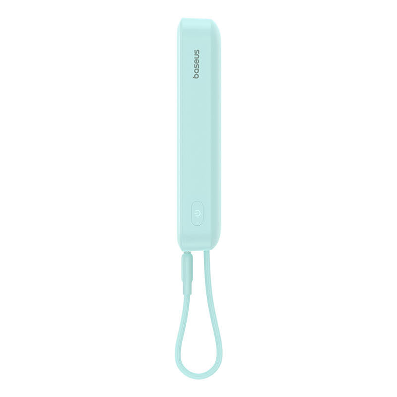 Batteria Esterna Wireless Baseus Magnetic Mini, 10000mAh, 30W, PD + FQI, 1 x Lightning - 1 x QI - 1 x USB-C, Blu P1002210B333-00