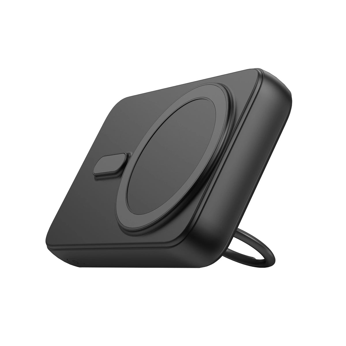 Joyroom JR-W050 Wireless External Battery, 10000mAh, 20W, QC + PD + FQI, 1 x QI - 1 x USB-A - 1 x USB-C, Black