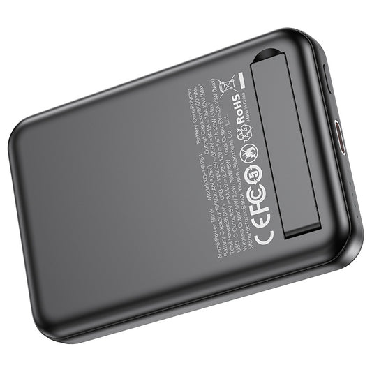Batteria Esterna Wireless XO Design PR264, 10000mAh, 20W, PD + FQI, 1 x USB-C, Nera