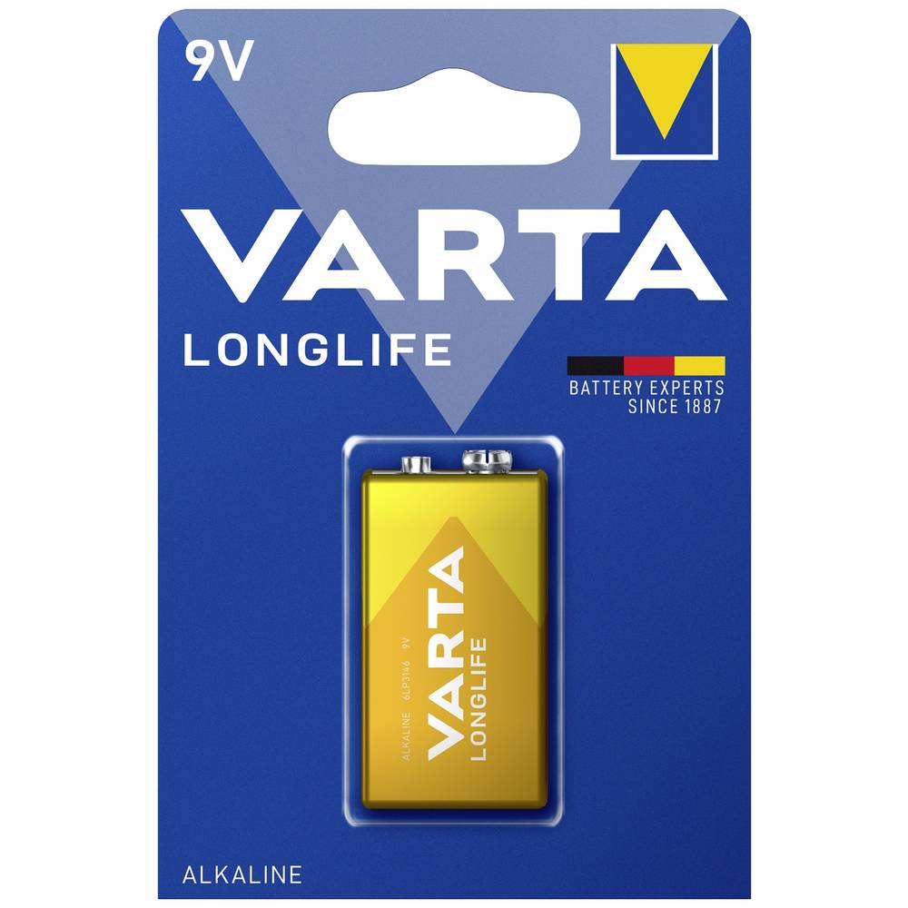 Batteria Varta Longlife, 6LR61 (9V)