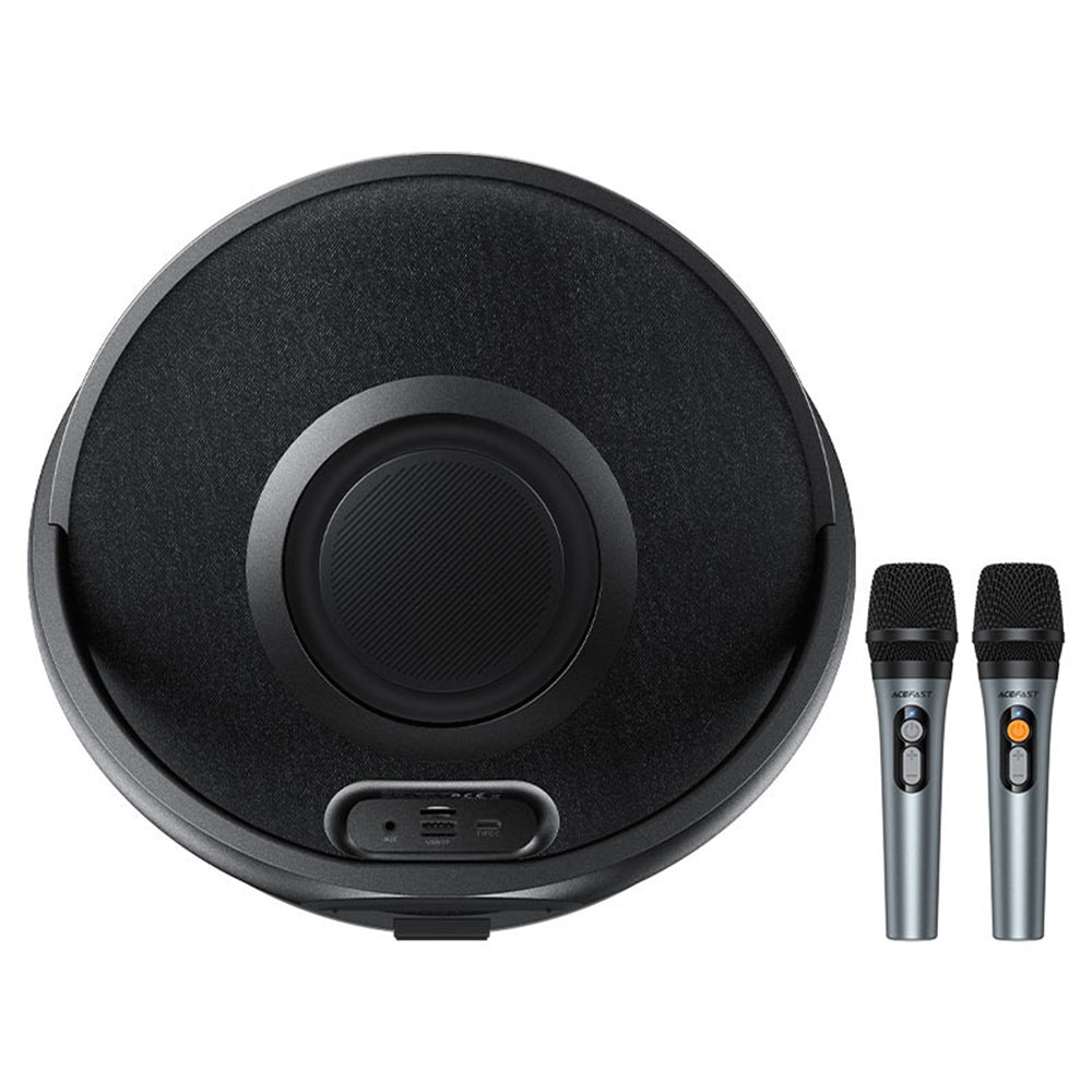 Cassa Bluetooth Acefast Karaoke K5 Max, 350W, TWS, RGB, Impermeabile, Nera