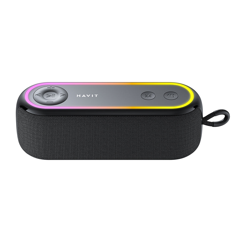 Cassa Portatile Bluetooth HAVIT SK810BT, 7W, RGB, Impermeabile, Nera