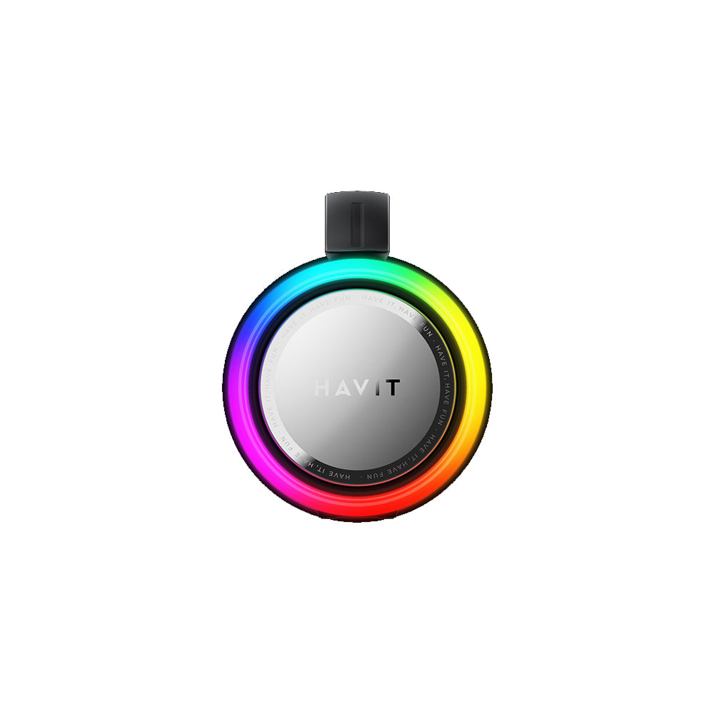 Cassa Portatile Bluetooth HAVIT SK834BT, 2 x 5W, RGB, Impermeabile, Nera
