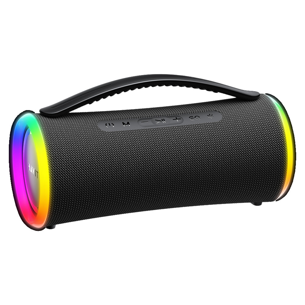 Cassa Portatile Bluetooth HAVIT SK834BT, 2 x 5W, RGB, Impermeabile, Nera