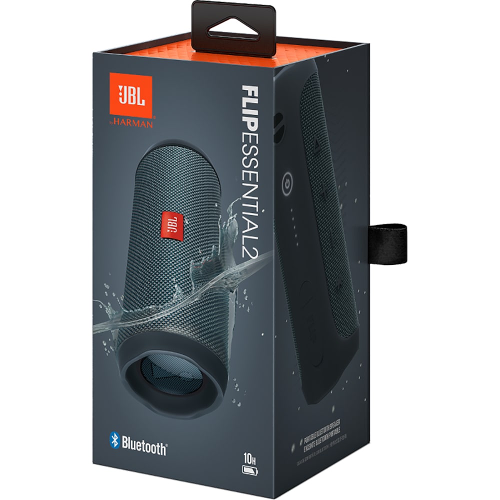 Cassa Portatile Bluetooth JBL Flip Essential 2, 20W, PartyBoost, Impermeabile, Nera JBLFLIPES2BK