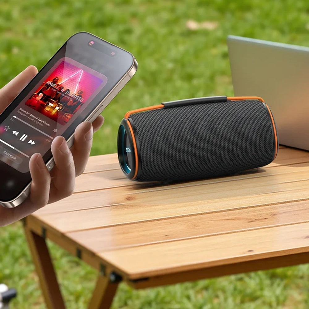 Yesido YSW38 Portable Bluetooth Speaker, 30W, TWS, RGB, Black