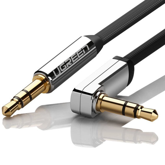 Cavo audio 3,5 mm - 3,5 mm UGREEN AV112 angolato, 1 m, nero