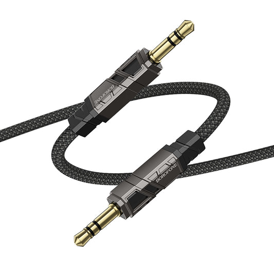 Cavo Audio 3.5mm - 3.5mm Borofone BL22 Dignity, 1m, Nero
