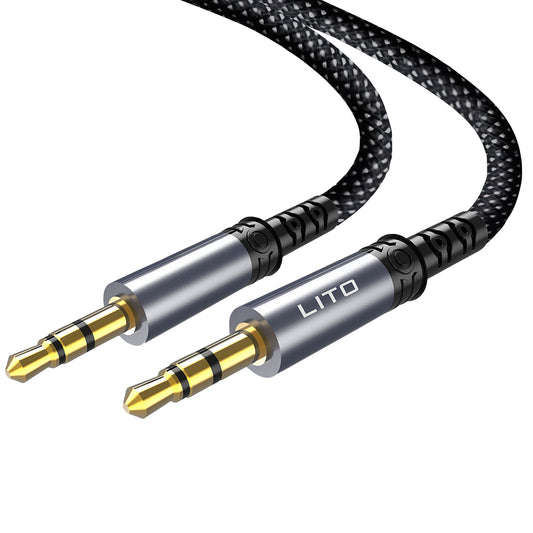 Cavo Audio 3.5mm - 3.5mm Lito LA01D, 1m, Nero