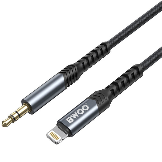 Cavo audio Lightning - 3,5 mm BWOO BO-AUX068, 1,2 m, nero