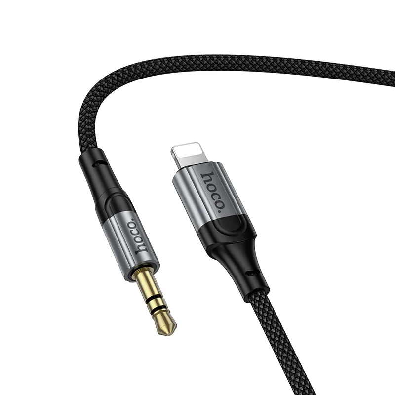 Lightning Audio Cable - 3.5mm HOCO UPA33A, 1.5m, Black