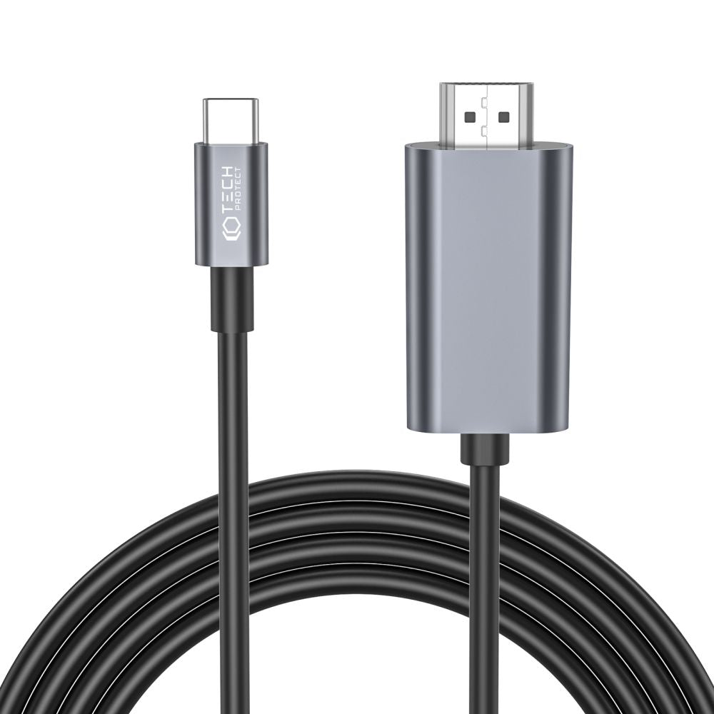 Cavo audio e video USB-C - HDMI Tech-Protect Ultraboost, 2 m, nero