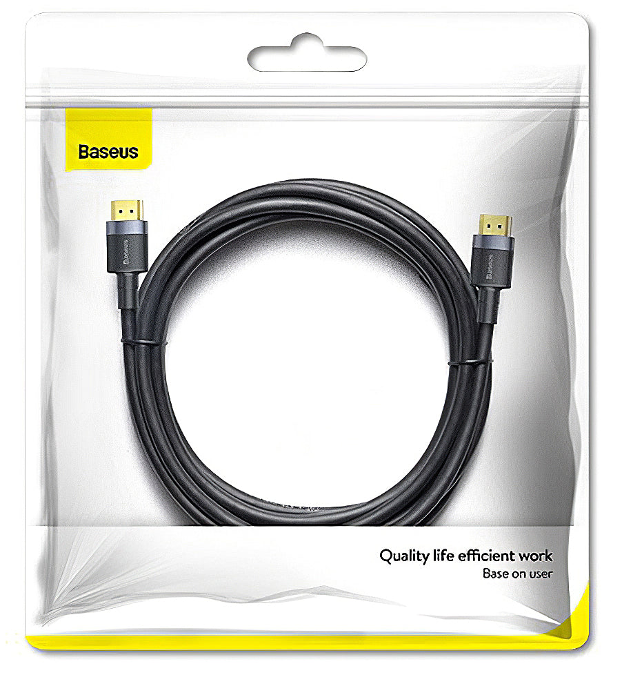 Baseus Video Cable, HDMI - HDMI, 4K, 1m, Black CADKLF-E01
