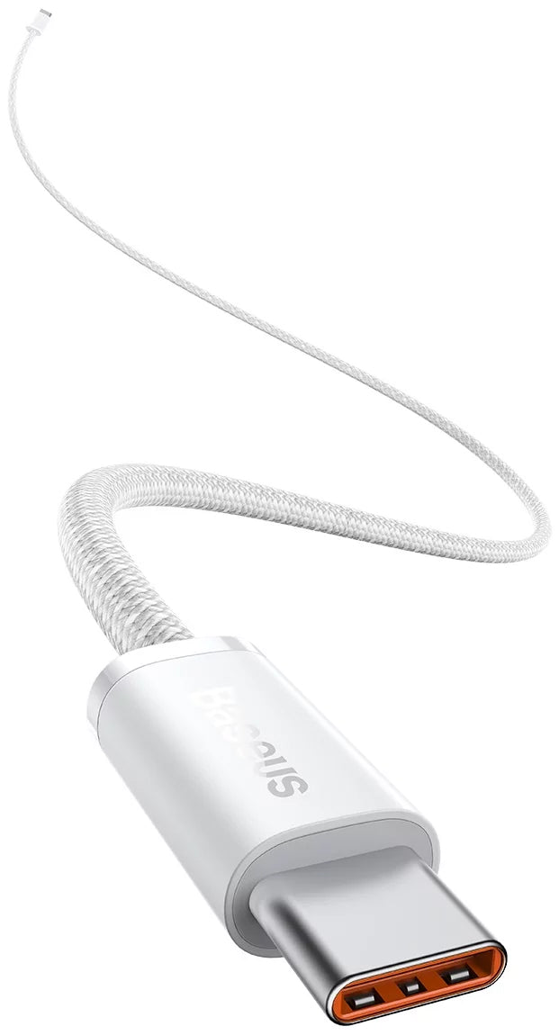 Cavo dati e ricarica USB-C - USB-C Serie Baseus Dynamic, 100W, 1m, bianco CALD000202