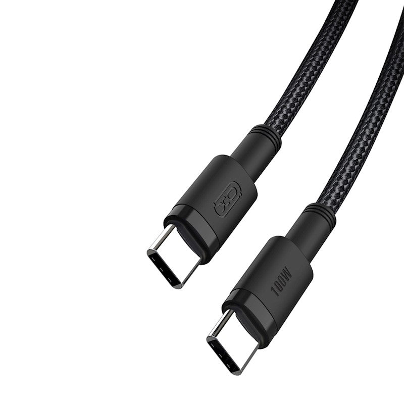 Cavo dati e ricarica USB-C - USB-C XO Design USB-C NB-Q199, 100W, 1,5 m, nero
