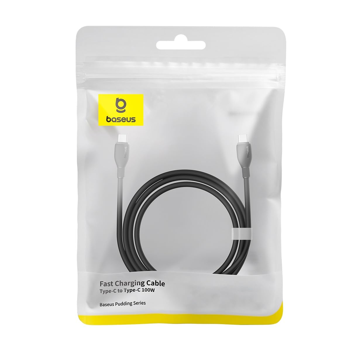 Cavo Dati e Ricarica USB-C - USB-C Baseus Pudding, 100W, 2m, Nero P10355702111-01