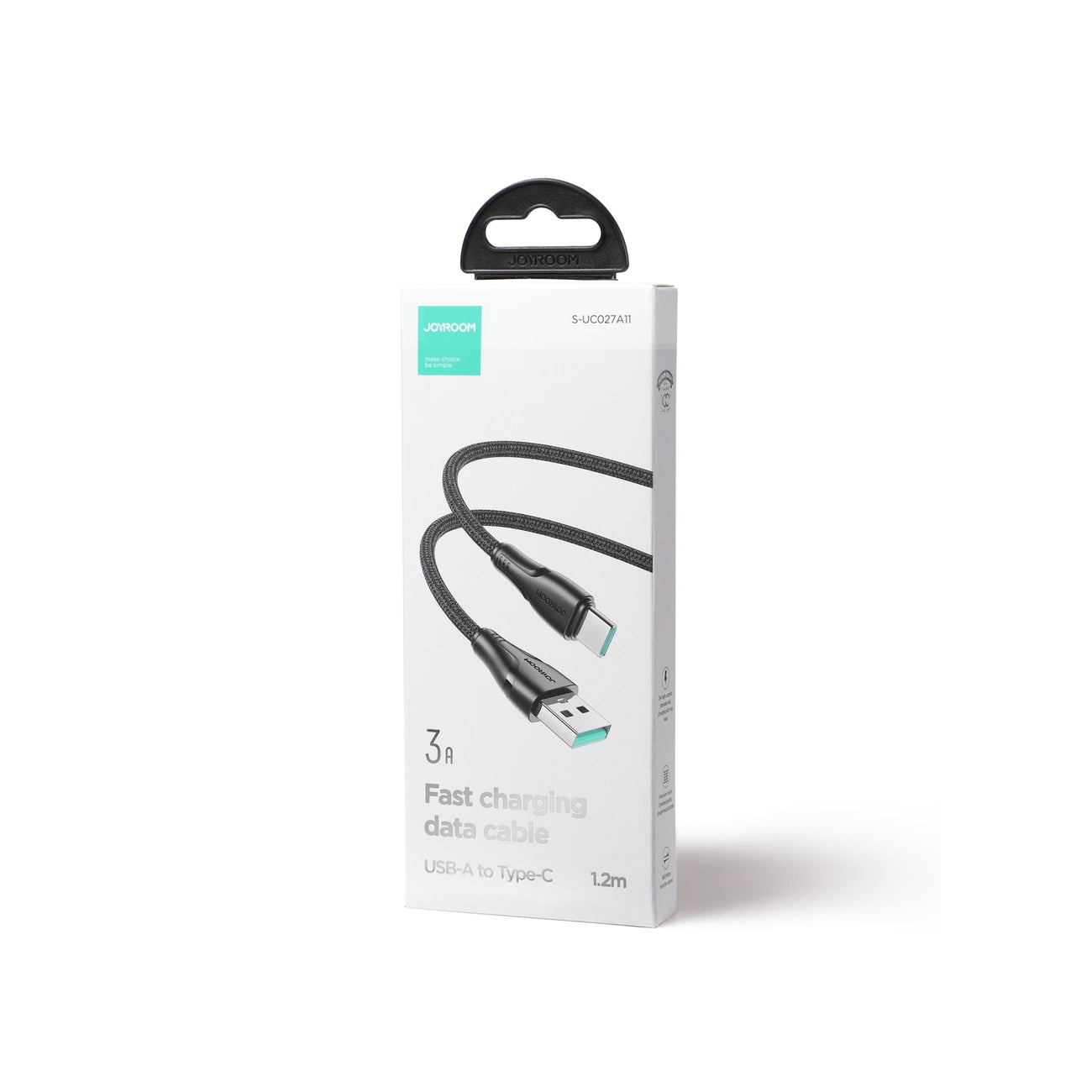 Cavo dati e ricarica USB-A - USB-C Joyroom Surpass, 18W, 1,2m, nero S-UC027A11