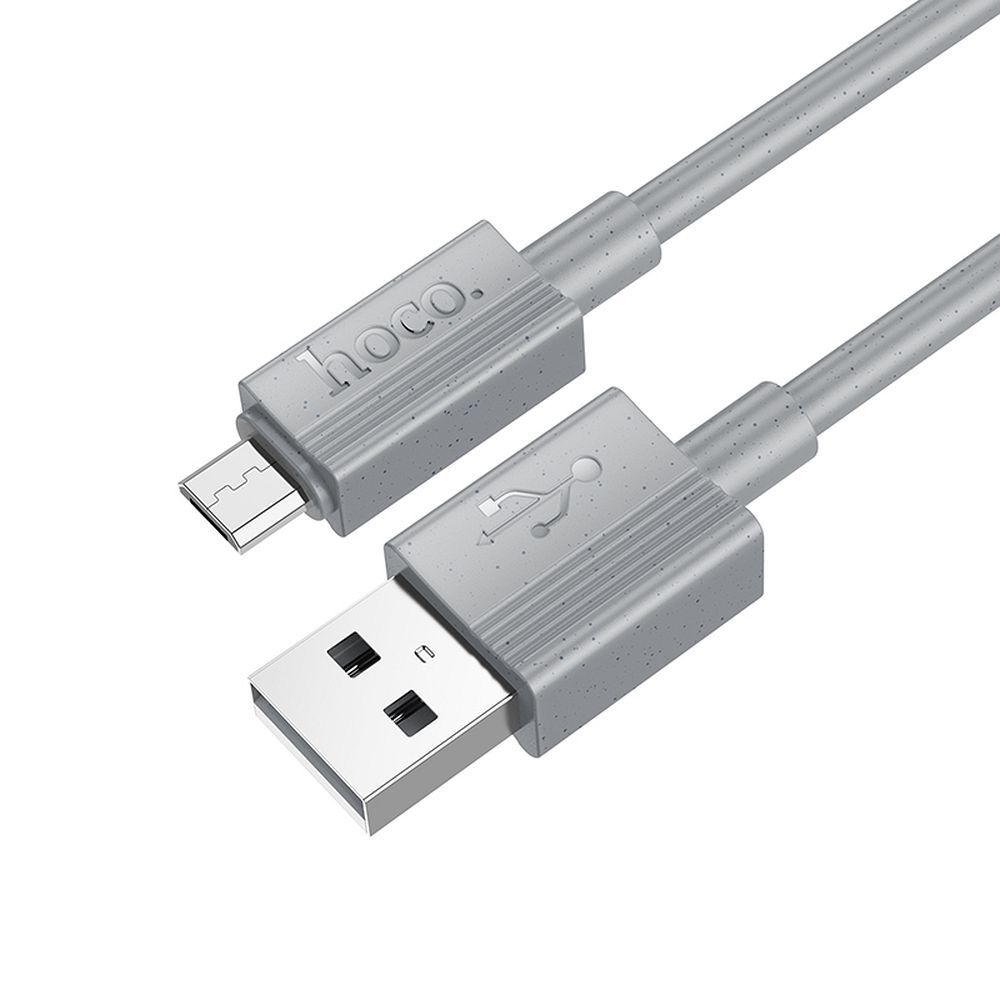 Cavo Dati e Ricarica USB-A - microUSB HOCO X107, 18W, 1m, Grigio