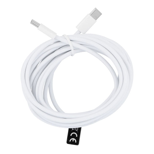 Cavo dati e ricarica USB-C - USB-C OEM HD26 Box, 30W, 3m, bianco