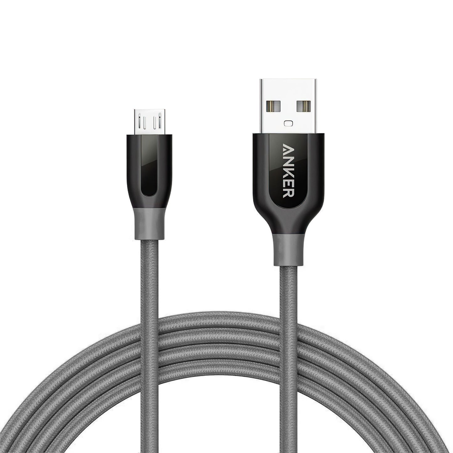 Cavo dati e ricarica USB-A - microUSB Anker PowerLine+, 18W, 1,8 m, grigio A8143HA1