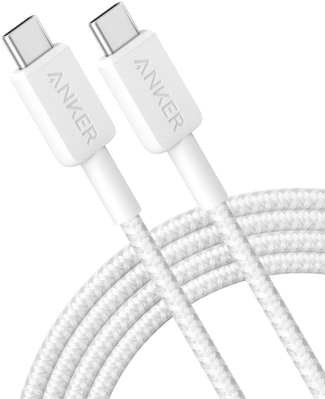 Cavo Dati e Ricarica USB-C - USB-C Anker 322, 60W, 1.8m, Bianco A81F6G21