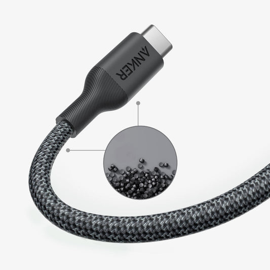 Cavo dati e ricarica USB-C - USB-C Anker 544, 140W, 1,8m, nero A80F6H11