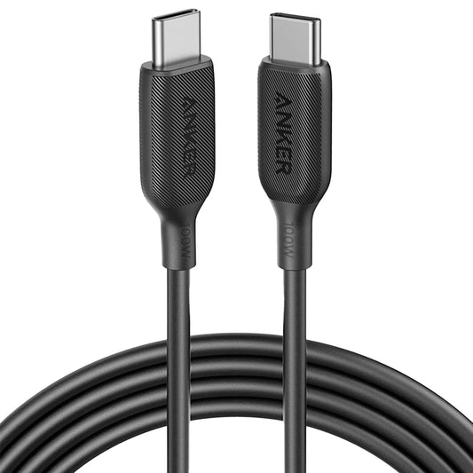 Cavo dati e ricarica USB-C - USB-C Anker 543, 100W, 1,8 m, nero A80E2G11