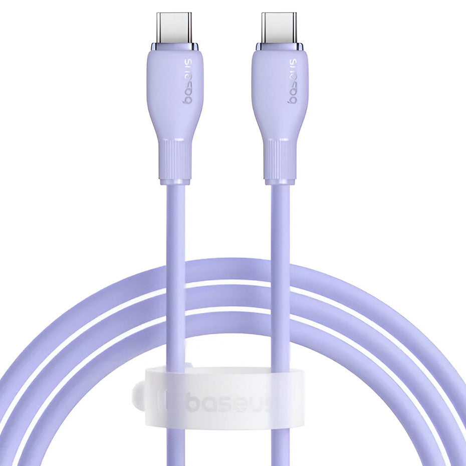 Cavo Dati e Ricarica USB-C - USB-C Baseus Pudding, 100W, 1.2m, Viola P10355702511-00