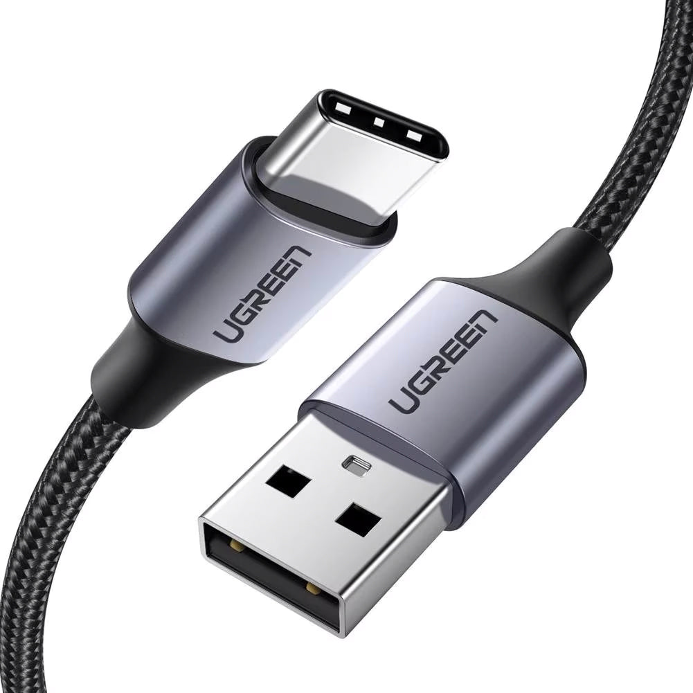 Cavo Dati e Ricarica USB-A - USB-C UGREEN US288, 18W, 0.25m, Nero