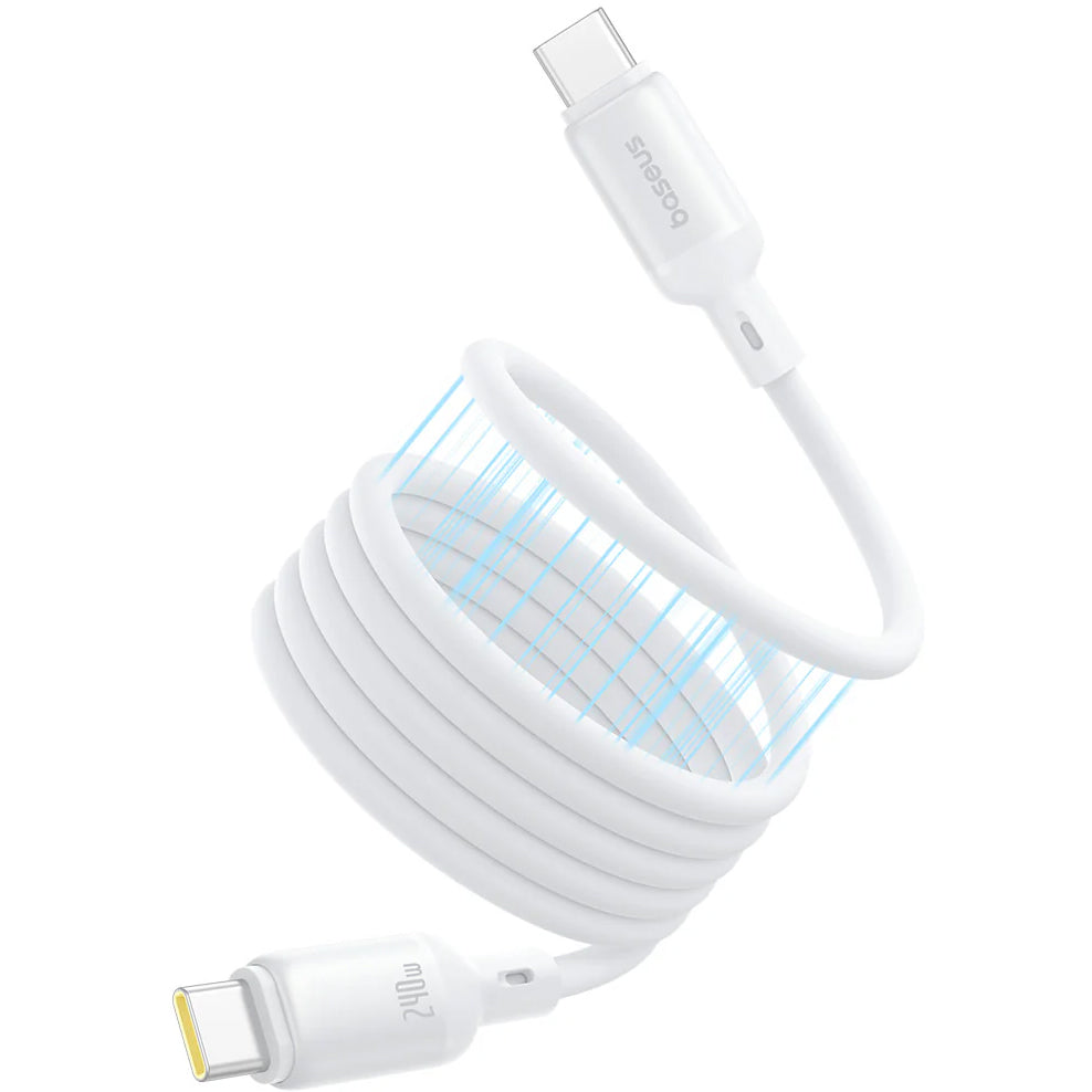 Cavo Dati e Ricarica USB-C - USB-C Baseus PicoGo, 240W, 1m, Bianco P10376800211-00