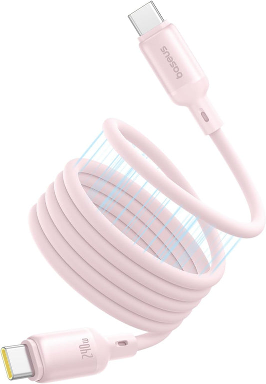 Cavo Dati e Ricarica USB-C - USB-C Baseus PicoGo, 240W, 1m, Rosa P10376800411-00