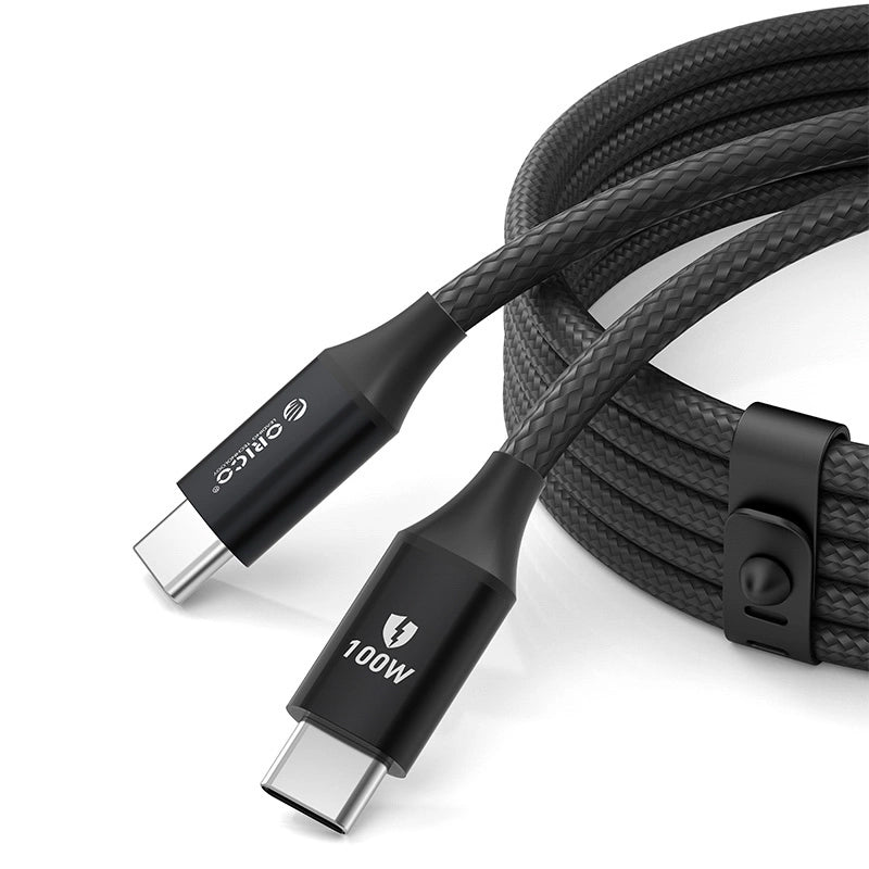 USB-C Data and Charging Cable - USB-C Orico CDX, 100W, 1m, Black