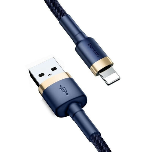 Cavo Dati e Ricarica USB-A - Lightning Baseus Cafule, 18W, 2m, Blu Navy CALKLF-CV3