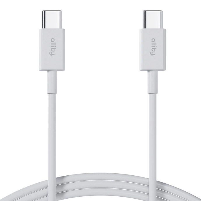 Cavo Dati e Ricarica USB-C - USB-C Allity. AUC-03, 100W, 2m, Bianco