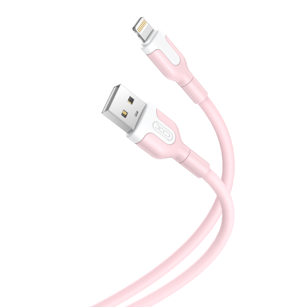 Cavo Dati e Ricarica USB-A - Lightning XO Design NB212, 18W, 1m, Rosa