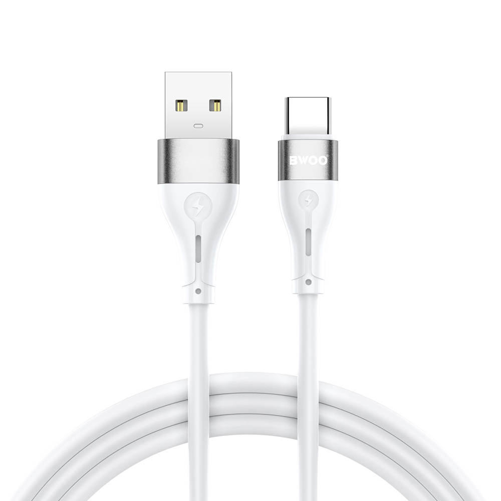 Cavo Dati e Ricarica USB-A - USB-C BWOO X280C, 15W, 1m, Bianco