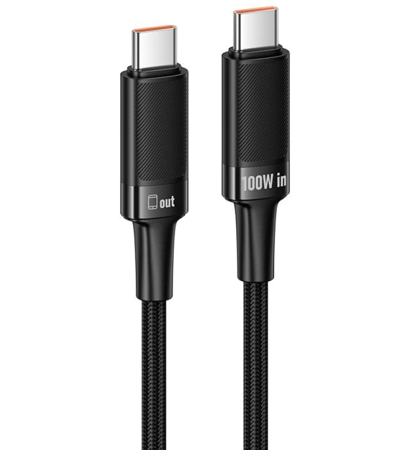 Cavo Dati e Ricarica USB-C - USB-C HOCO U153 Extreme, 100W, 1,2m, Nero