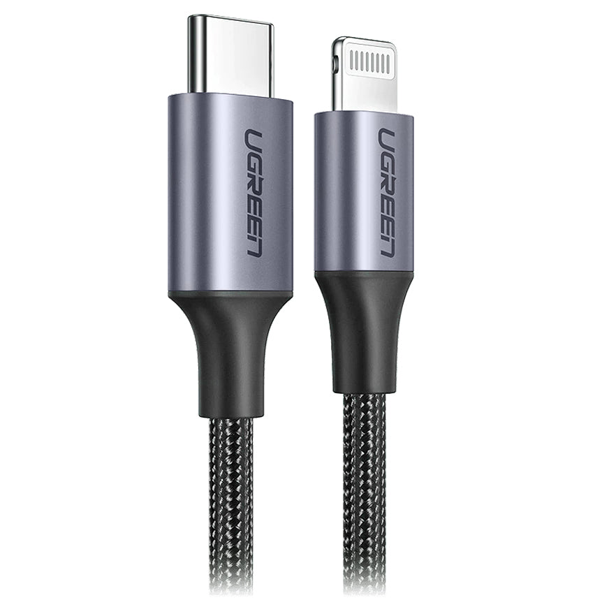 Cavo Dati e Ricarica USB-C - Lightning UGREEN US304, 20W, 1m, Nero