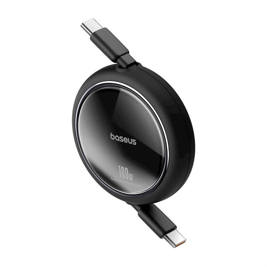 Cavo dati e ricarica USB-C - USB-C Baseus Free2Draw Mini Retrattile USB-C, 100W, 1m, nero P10364500111-00