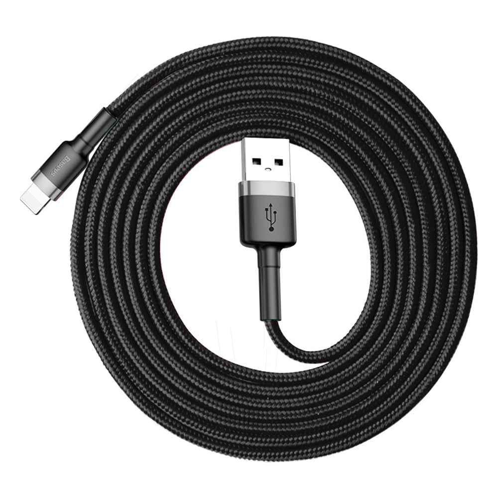Cavo dati e ricarica USB-A - Lightning Baseus Cafule, 18W, 1,5 m, grigio CALKLF-CG1