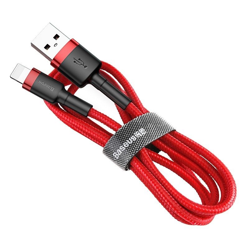 Cavo Dati e Ricarica USB-A - Lightning Baseus Cafule, 18W, 1m, Rosso CALKLF-B09