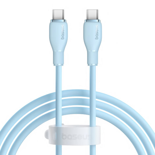 Cavo Dati e Ricarica USB-C - USB-C Baseus Pudding, 100W, 1.2m, Blu P10355702311-00