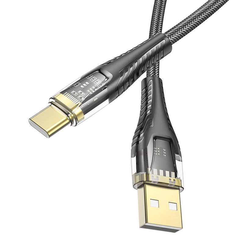 Cavo Dati e Ricarica USB-A - USB-C HOCO U121, 18W, 1.2m, Nero