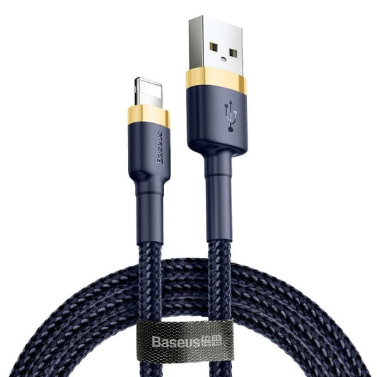 Cavo Dati e Ricarica USB-A - Lightning Baseus Cafule, 18W, 2m, Blu Navy CALKLF-CV3